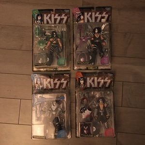 NEW McFarlane Toys 1997 KISS Ultra Action Figures Set of 4 New Sealed Vintage